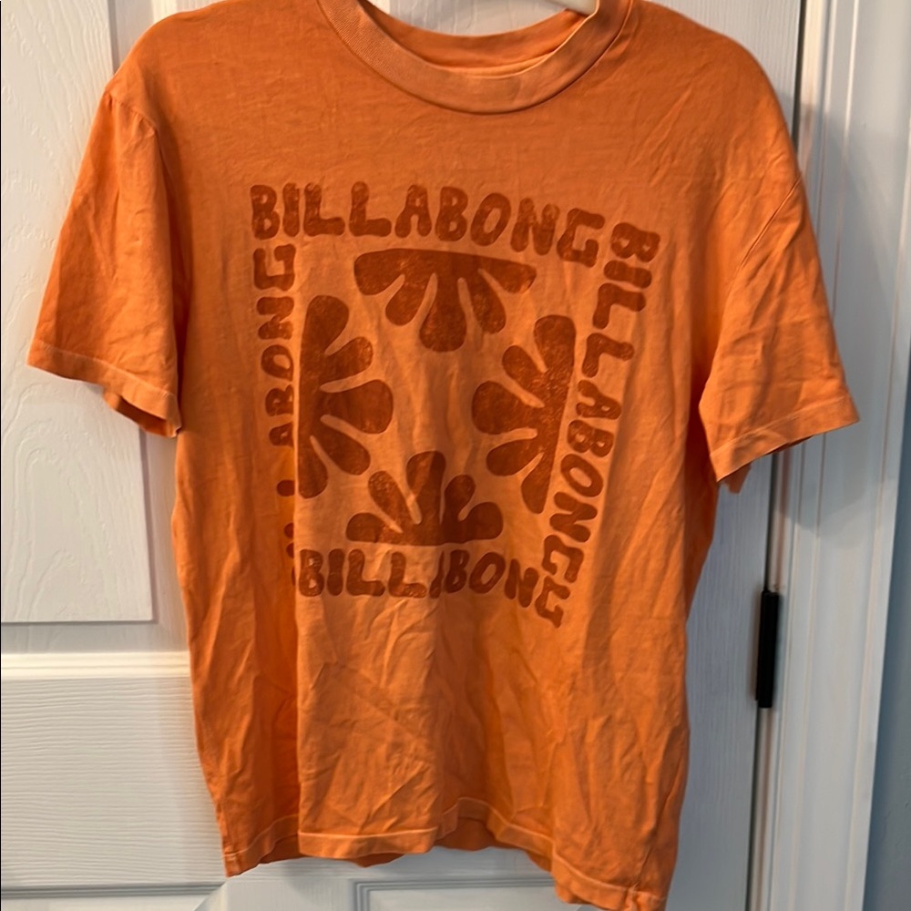 Billabong Sunset Orange Tee with Graphic Print